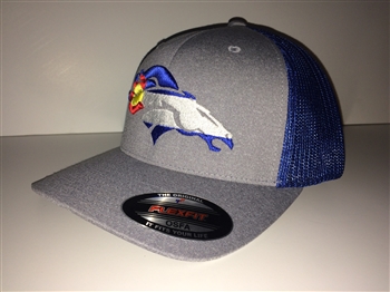 DBroncs Limited Edition Fitted Cap - Heather/Royal
