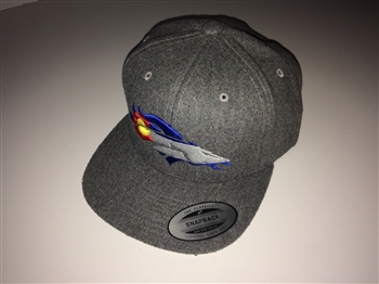 DBroncs Limited Edition Wool Snap Back - Grey