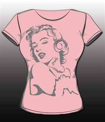 Marilyn Youth Tee - Light Pink